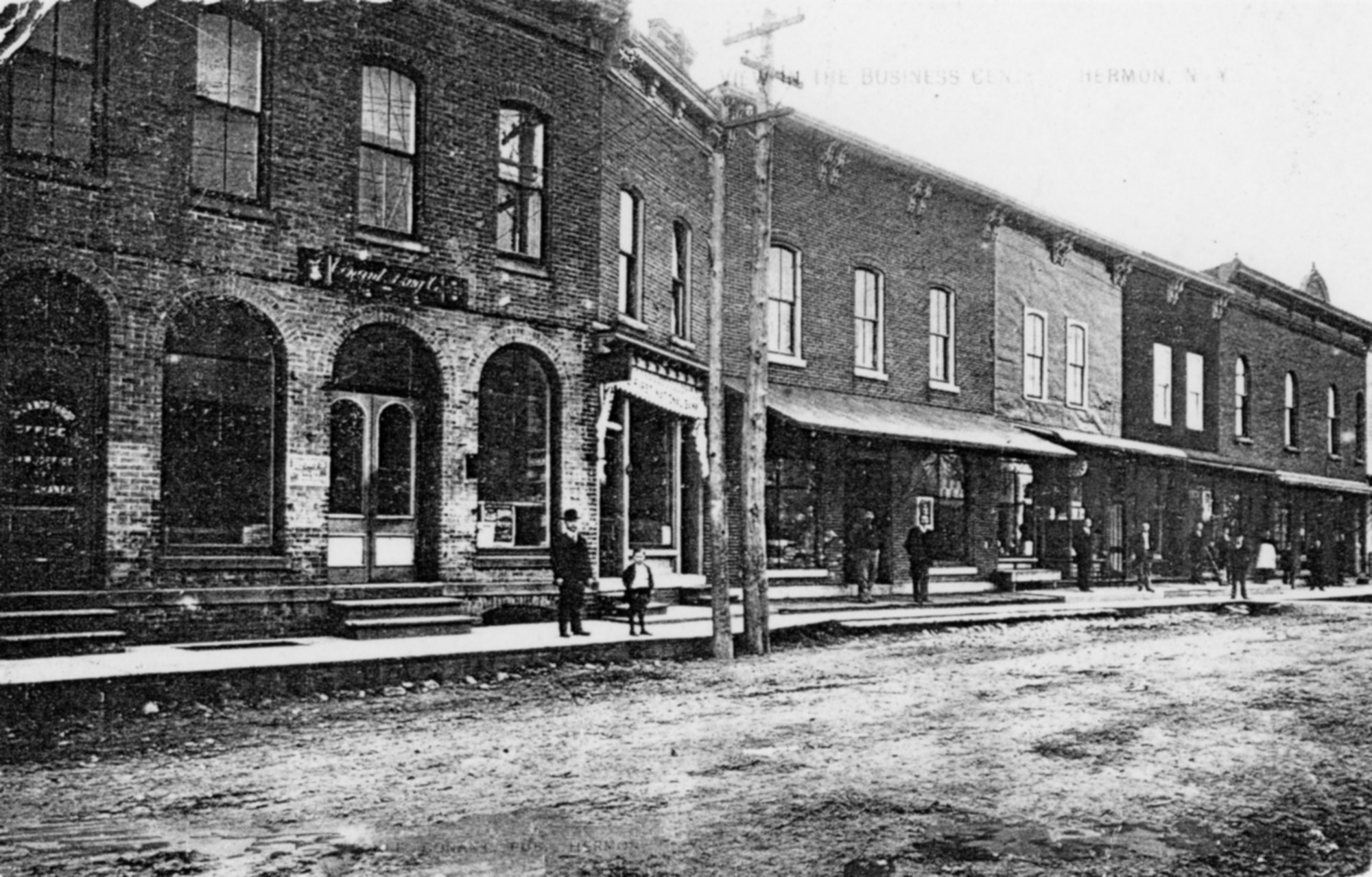 Businesses on Church Street in Hermon