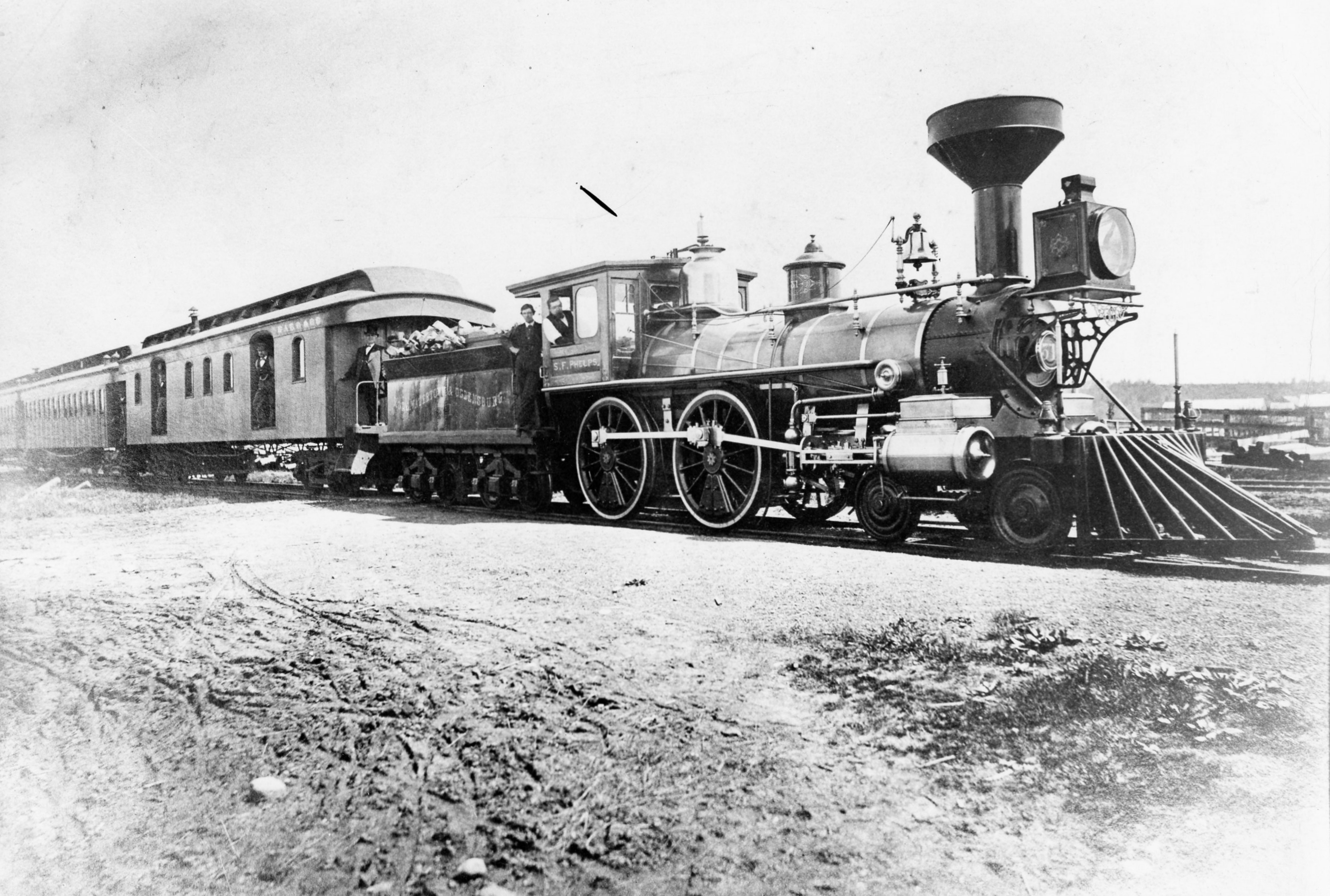 Rome Watertown & Ogdensburg Railroad line in northern NY