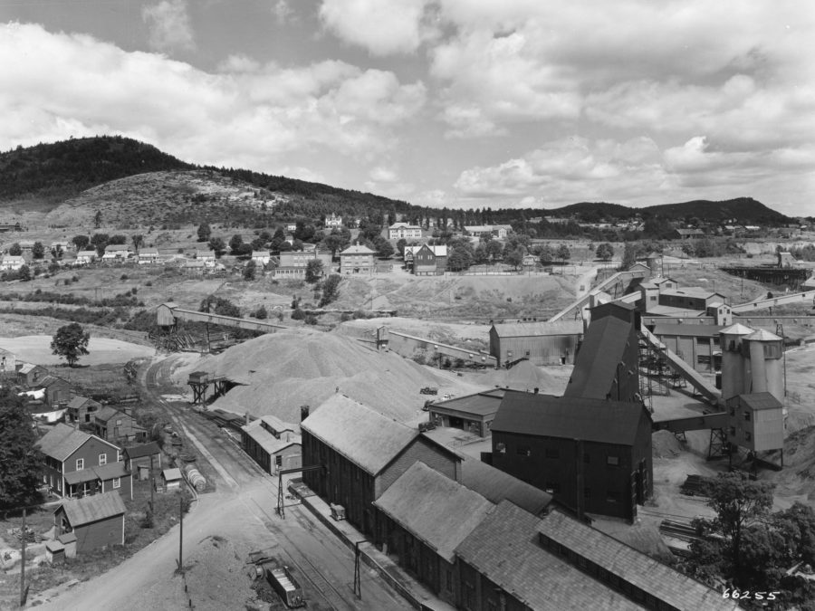 Republic Steel mines in Mineville in the 1940s