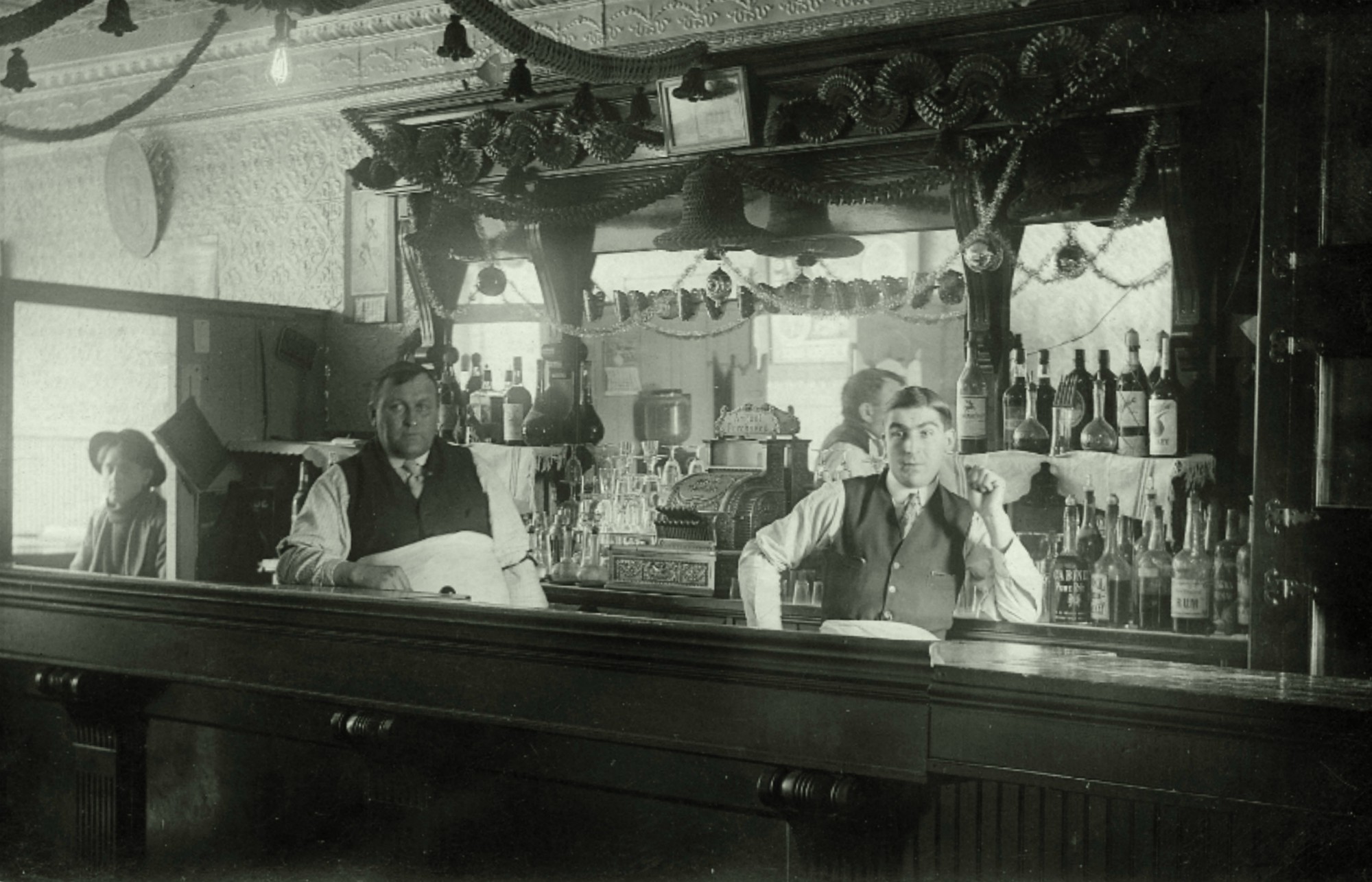 Inside Marquette’s Bar in Carthage