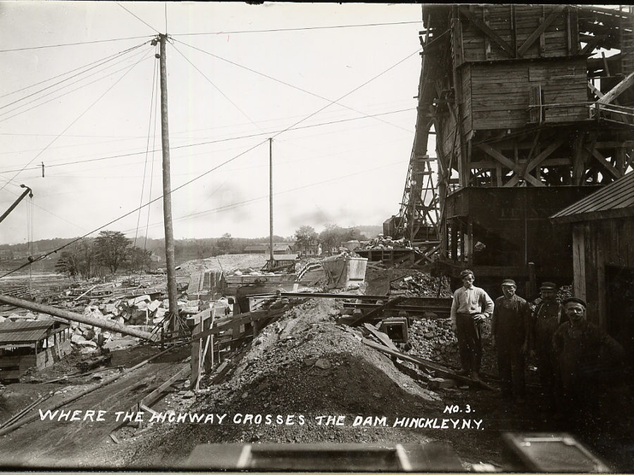 Constructing the first concrete bridge in Heuvelton