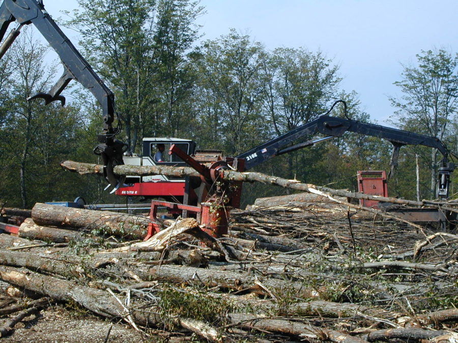 Early logging truck near Colton